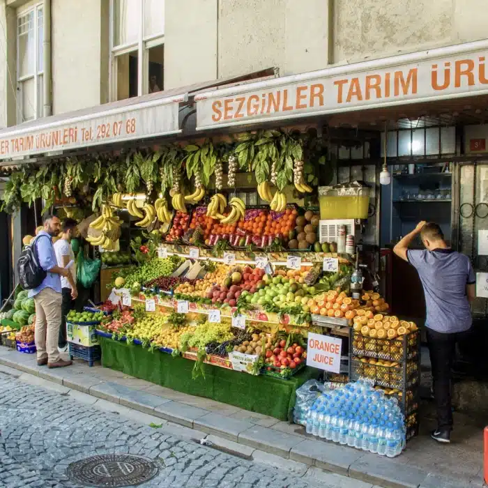 Market in Istanbul, Turkey.